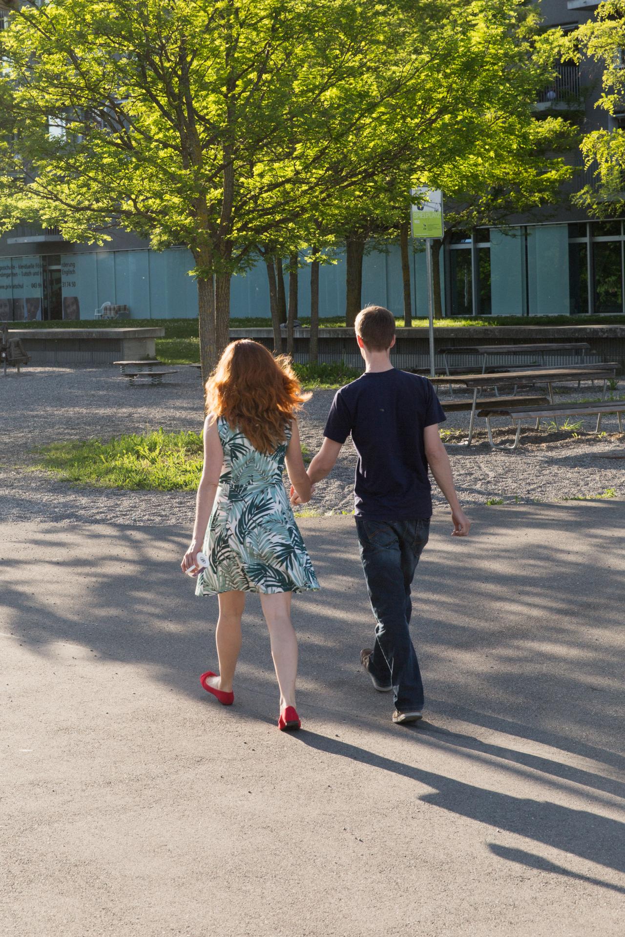 couple, urban, sunlight, city, love