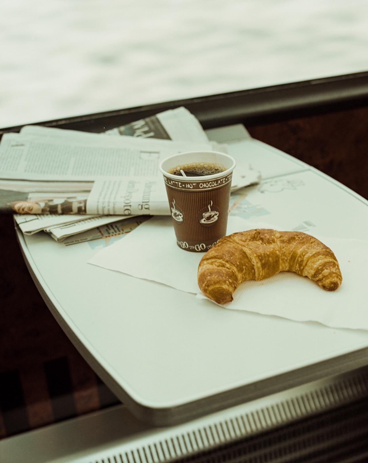 coffee and croissant