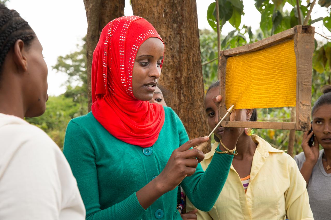 young beekeeper