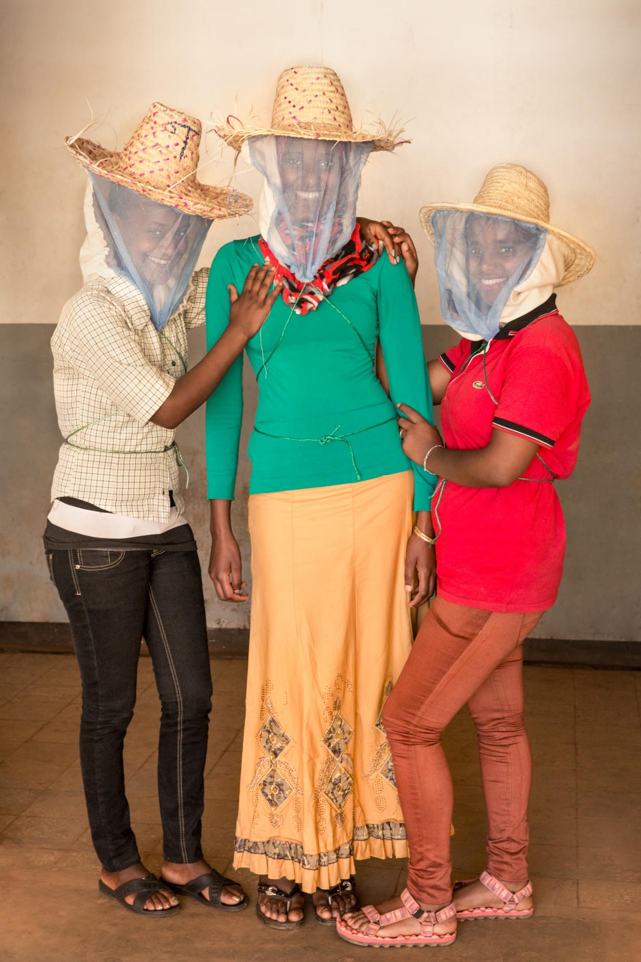 three beekeepers